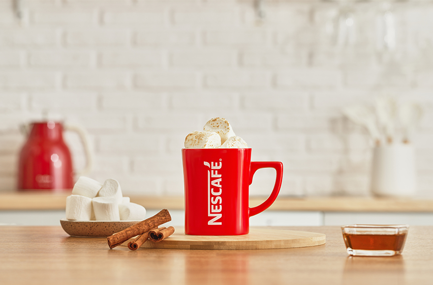 латте с маршмеллоу 