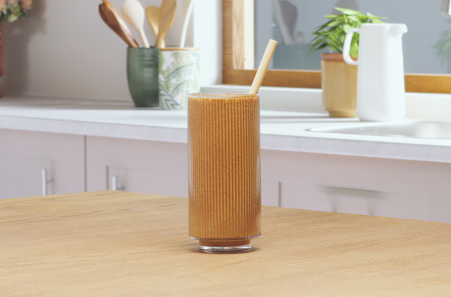 Рецепт кофейного смузи с бананом