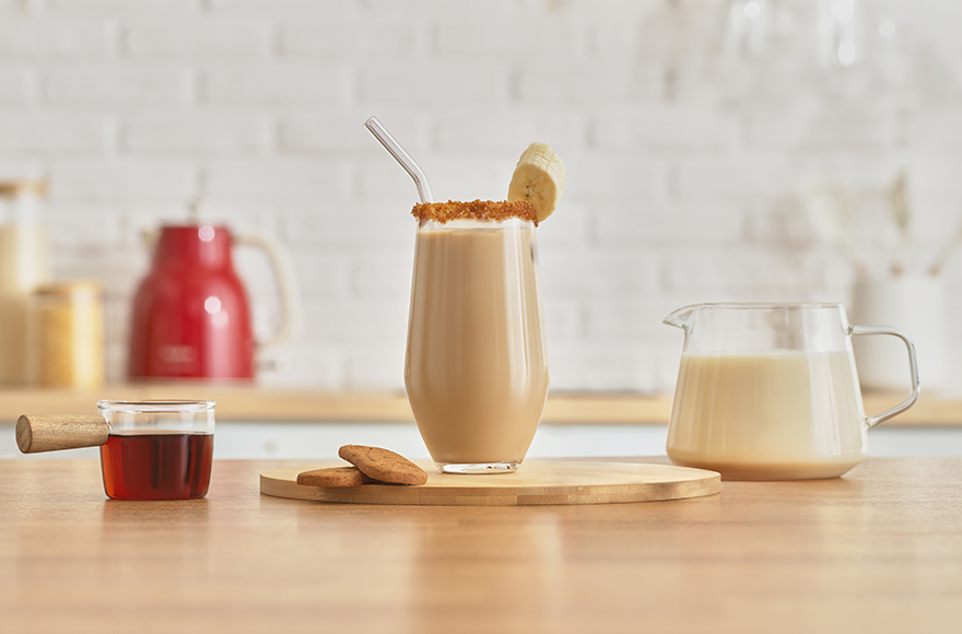 рецепт холодного бананового кофе